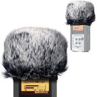 [아마존베스트]YOUSHARES Microphone wind protection muff pop filter  outdoor fur wind protection pop protection for Zoom H2n/H4n portable digital recorder