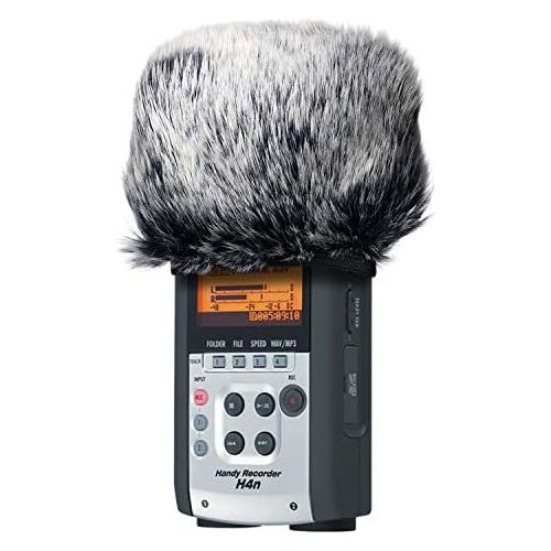  [아마존베스트]YOUSHARES Microphone wind protection muff pop filter  outdoor fur wind protection pop protection for Zoom H2n/H4n portable digital recorder