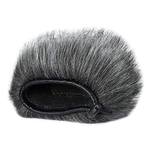  [아마존베스트]Youshares Fur Windshield for Zoom H6 Portable Handy Recorder Indoor/Outdoor Microphone Windscreen (Pack of 2)