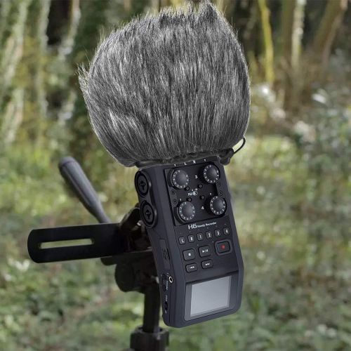  [아마존베스트]Youshares Fur Windshield for Zoom H6 Portable Handy Recorder Indoor/Outdoor Microphone Windscreen (Pack of 2)