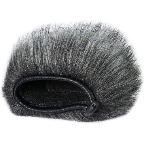  [아마존베스트]Youshares Fur Windshield for Zoom H6 Portable Handy Recorder Indoor/Outdoor Microphone Windscreen (Pack of 2)