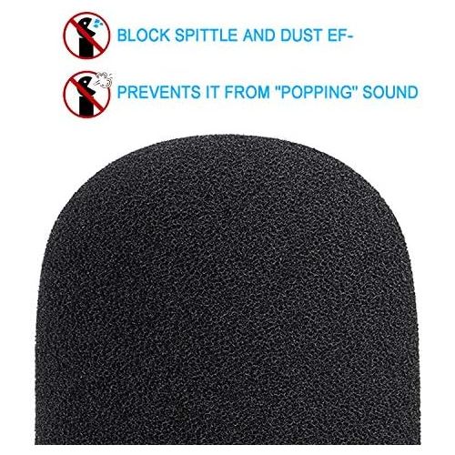  [아마존베스트]YOUSHARES PodMic Pop Filter - Microphone Wind Protection Foam for Rode PodMic Podcasting Microphone to Block Explosive Materials