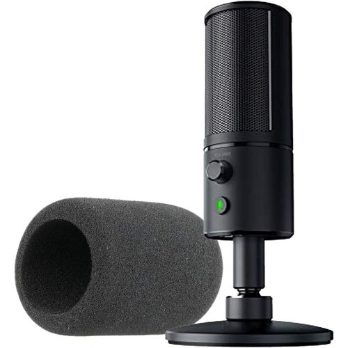  [아마존베스트]YOUSHARES Microphone wind protection foam pop protection - microphone foam windscreen pop filter for Razer Seiren X streaming microphone