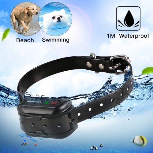  YOUTHINK Deep Waterproof & Rechargeable Dog Training Collar with Remote Best for Swimming Training Electronic Shock Collar with Beep  Vibrate  Shock  LED Light