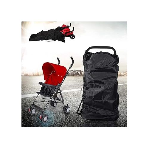  Stroller Travel Bag, Universal Lightweight Stroller Travel Bag for Airplane Bag Travel Transport Carry Bag with Handle