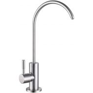 YOYMI Drinking Water Filter Faucet Stainless Steel Brushed Nickel Kitchen Bar Sink，Lead-Free Modern Water Filter Faucet