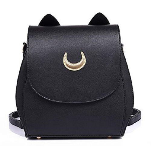  YOYOSHome Sailor Moon Anime Luna Usagi Tsukino Cosplay PU Backpack School Bag (2 Colors)