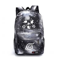 YOYOSHome Luminous Japanese Anime Cartoon Cosplay Bookbag College Bag Backpack School Bag (Naruto Gray)