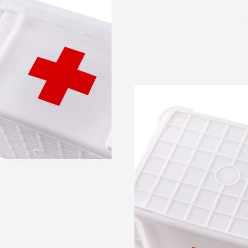  YQ  First aid box Ping Bu Qing Yun Medical box-PP plastic, thick environmental protection, anti-fall and durable, light and easy to take, household medical kits, childrens medicine kits, medical sup