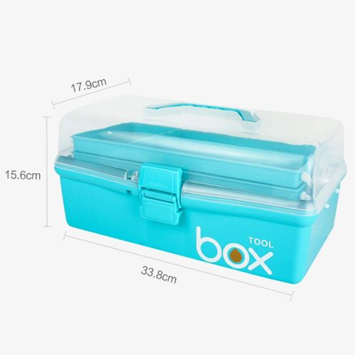  YQ  First aid box Ping Bu Qing Yun Medical box-PP material, thick and durable portable portable seal moisture-proof dustproof simple medical box, household large-capacity three-layer small medicine