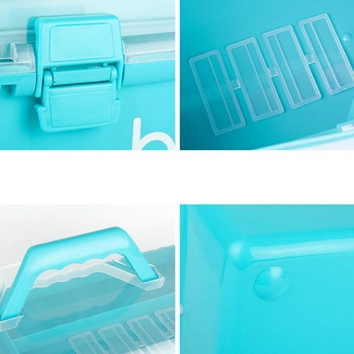  YQ  First aid box Ping Bu Qing Yun Medical box-PP material, thick and durable portable portable seal moisture-proof dustproof simple medical box, household large-capacity three-layer small medicine