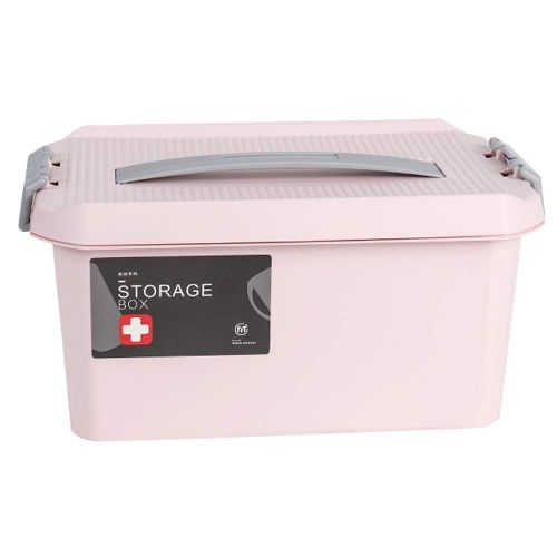  YQ  First aid box Ping Bu Qing Yun Medical box-PP material, portable portable large capacity multi-layer layered moisture-proof dustproof, household medicine box suitcase child emergency medical box