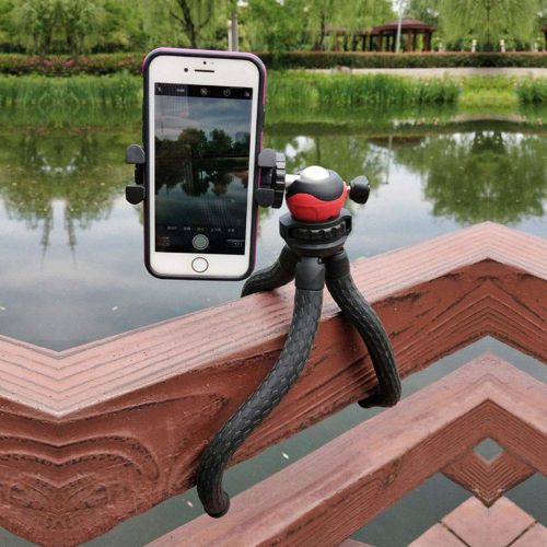  Adjustable Rotating Folding Mobile Phone Camera Flat Stand Octopus TripodSelfieLiveTravel Camera FlexiblePortable Design Suitable for BicycleBedDesktopWaterTree YQJ