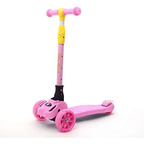  YRC Kinder Scooter Kinderroller HoeHenverstellbarer Lenker Pu Blinkenden Geeignet FueR 3-8 Jahre