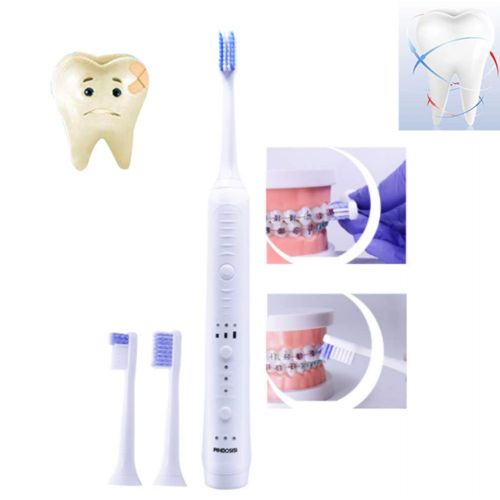  YRRC Electric Waterproof Toothbrush for Sonic Electric Toothbrushes for Adults and Children, 3...