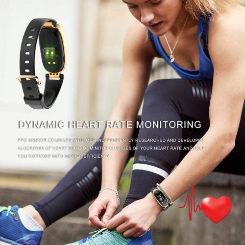  YSCysc Fitness Tracker Activity Smart Trackers Bluetooth IP68 Swimming Sports Waterproof Heart Rate Monitor Pedometer Sleep Monitor for for iOS Android