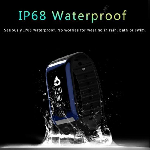  YSCysc Smart Watch Fitness Tracker Heart Rate Blood Pressure Oxygen Monitor ECG+PPG Sports Pedometer Activity Wristband Bracelet