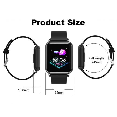  YSCysc Fitness Tracker Smart Watch Men Waterproof Dynamic Blood Oxygen Pressure Pedometer Heart Rate Smartwatch