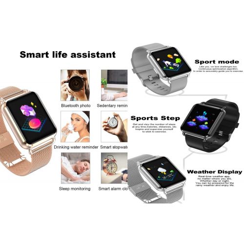  YSCysc Fitness Tracker Smart Watch Men Waterproof Dynamic Blood Oxygen Pressure Pedometer Heart Rate Smartwatch