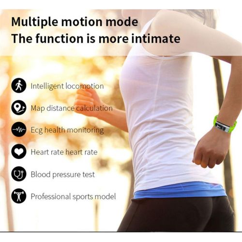  YSCysc Fitness Activity Tracker Smart Watch IP67 Swimming Waterproof Sports Pedometer Heart Rate Blood Pressure Monitor Smart Reminder