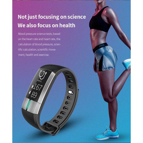  YSCysc Fitness Activity Tracker Smart Watch IP67 Swimming Waterproof Sports Pedometer Heart Rate Blood Pressure Monitor Smart Reminder