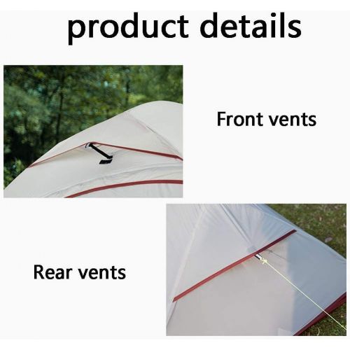  YSHCA Pop Up Tent, Automatic Instant Tent 2-3Person Camping Tent Easy Set Up Sun Shelter Great for Camping/Backpacking/Hiking & Outdoor Music Festivals,Gray