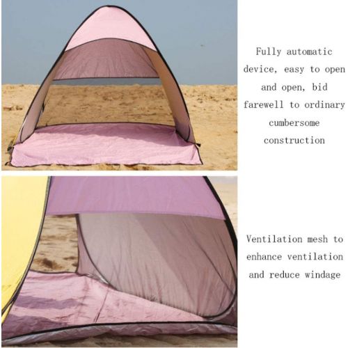 YSHCA Outdoor Tent, Automatic Instant Tent 3-4 Person Camping Tent Easy Set Up Sun Shelter Great for Camping/Backpacking/Hiking & Outdoor Music Festivals,A