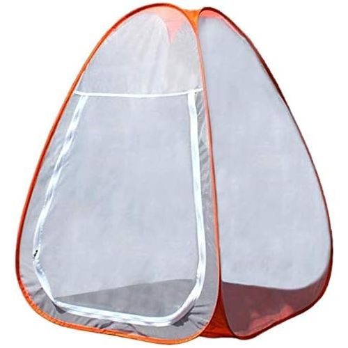  YSHCA Pop Up Tent, Automatic Instant Tent 1 Person Camping Tent Easy Set Up Sun Shelter Great for Camping/Backpacking/Hiking & Outdoor Music Festivals,Orange