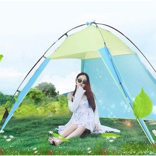  YSHCA Outdoor Tent, Automatic Instant Tent 5-8 Person Camping Tent Easy Set Up Sun Shelter Great for Camping/Backpacking/Hiking & Outdoor Music Festivals,Blue