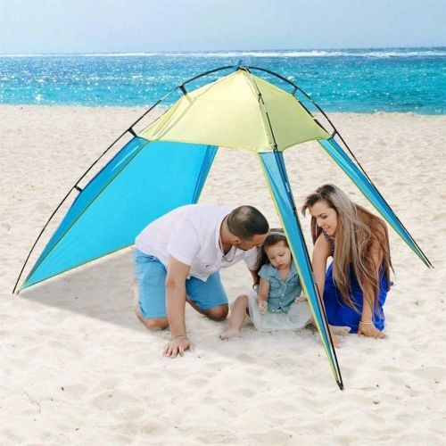  YSHCA Outdoor Tent, Automatic Instant Tent 5-8 Person Camping Tent Easy Set Up Sun Shelter Great for Camping/Backpacking/Hiking & Outdoor Music Festivals,Blue