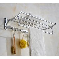 YSJ LYJ Bathroom Shelf With Towel Bar Wall Mounted Shower Storage, Bright Section (Size : 602513.5cm)