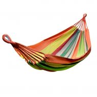YSNBM Hammock YSNBM Outdoor Hammock, Double Thick Canvas, Easy to Carry in The Park Camping, 200100cm Camping Hammock,Strong,Travel Bag (Color : Orange)