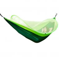 YSNBM Hammock YSNBM Outdoor Hammock, Travel Parachute Cloth Portable with Mosquito Net Camping Hammock Green Camping Hammock,Strong,Travel Bag