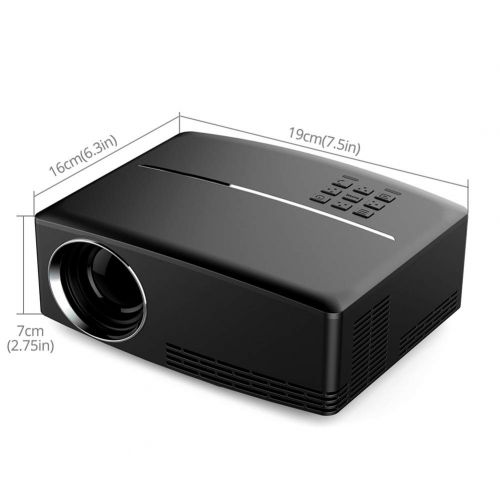  YTBLF Portable LED Mini LED Projector Wi Fi Bluetooth 4K to x 2 Ultra HD HDMI Media Player Private Home Theater