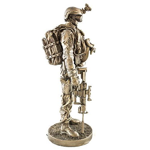  YTC Navy Seal 13 Bronzed Resin Military Statue #8086 Modern Era Navy Seal