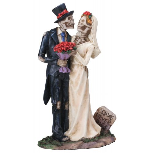  YTC Summit International Love Never Dies Skeleton Couple Dia de los Muertos Day of the Dead Figurine