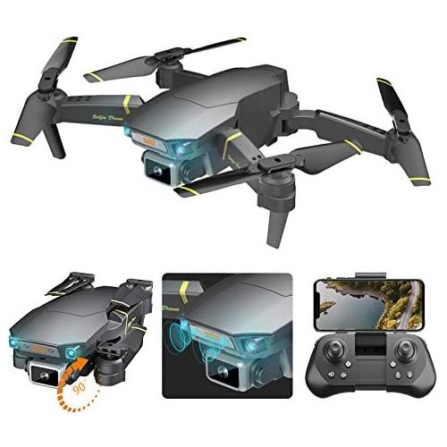  YTFU WiFi GPS Drone Quadcopter UAV with 720P/1080P/4K HD Camera for Adults,Foldable FPV Quadcopter Drones with 3-Axis Gimbal,Auto Return Home for Kids Beginner