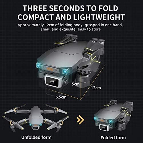  YTFU WiFi GPS Drone Quadcopter UAV with 720P/1080P/4K HD Camera for Adults,Foldable FPV Quadcopter Drones with 3-Axis Gimbal,Auto Return Home for Kids Beginner