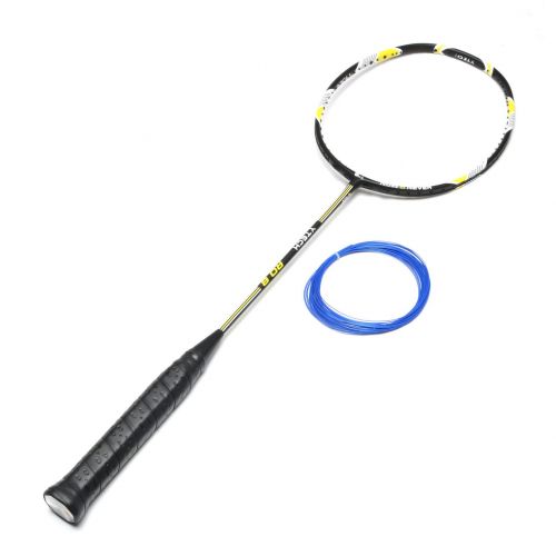  YTech Japan AT700 carbon yarn M30 combination single badminton racket with full carbon fiber, foamed solid core frame, 4U (80-84 g), offensive, durable and ultra-light badminton ra