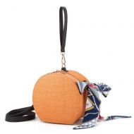 YUANLIFANG Fashion Round Straw Bags Women Summer Rattan Bag Handmade Woven Beach Crossbody Bag Circle Handbag Box