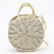YUANLIFANG Round Straw Bags Women Summer Rattan Bag Handmade Woven Beach Cross Body Bag Circle Handbag