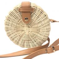 YUANLIFANG Round Straw Bags Women Summer Rattan Bag Handmade Woven Beach Cross Body Bag Circle Handbag Box Dropshipping