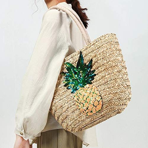  YUANLIFANG Bags Female Casual Totes Straw Bags Beach Rattan Woven Bag Handbag Handbags Large Capacity