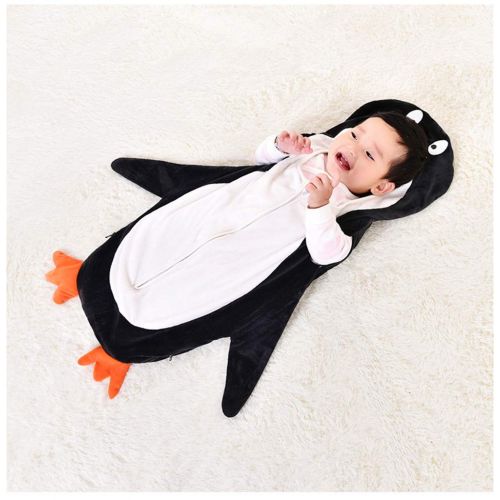  YUBUKE Sleepsack Micro Fleece Swaddle Baby Sleeping Bag Wearable Blanket Baby Sleep Bag(Black...