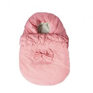 YUBUKE Newborn Baby Swaddle Blanket Wrap Thick Baby Kids Toddler Soft Warm Sleeping Bag(Pink 80cm)