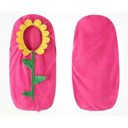  YUBUKE Sleepsack Micro Fleece Swaddle Baby Sleeping Bag Wearable Blanket Baby Sleep Bag(Pink 105cm(1-3year-old))