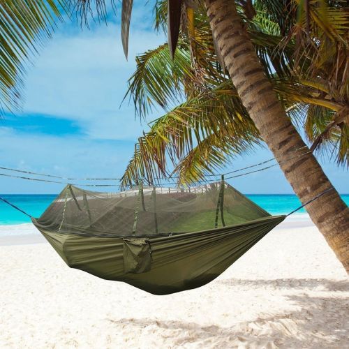  YUEDGE Double Camping Hammock with Hammock Tree Straps, Portable Lightweight and Compact Mosquito Hammocks for Backpacking, Travel, Beach, Yard
