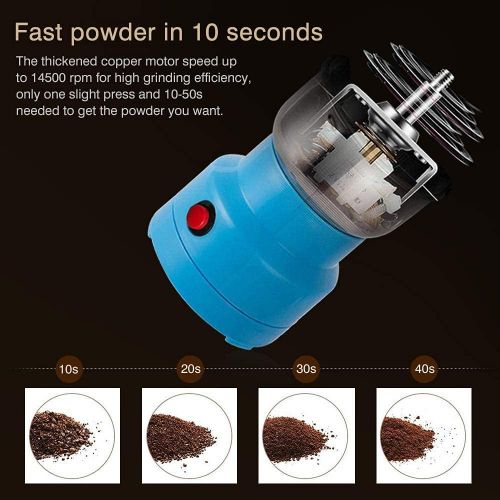  [아마존베스트]YUESUO Multifunction Smash Machine, Electric Coffee Bean Milling Smash Grain Grinder Grain Mill Machine, Household Cereals Grain Seasonings Spices Machine Grinder for Daily Use.