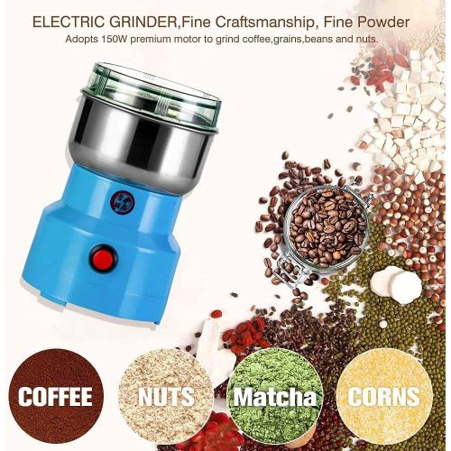  [아마존베스트]YUESUO Multifunction Smash Machine, Electric Coffee Bean Milling Smash Grain Grinder Grain Mill Machine, Household Cereals Grain Seasonings Spices Machine Grinder for Daily Use.