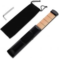 [아마존베스트]YUEVAN Pocket Guitar Practice Neck, Upgraded Version 6 Fret Portable Guitar Chord Practice Tool for Beginner